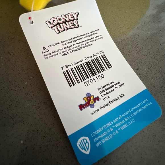 TWEETY BIRD Yellow Canary Plush Doll Figure Looney Tunes Warner Bros. / 9β / NEW - Picture 15 of 16